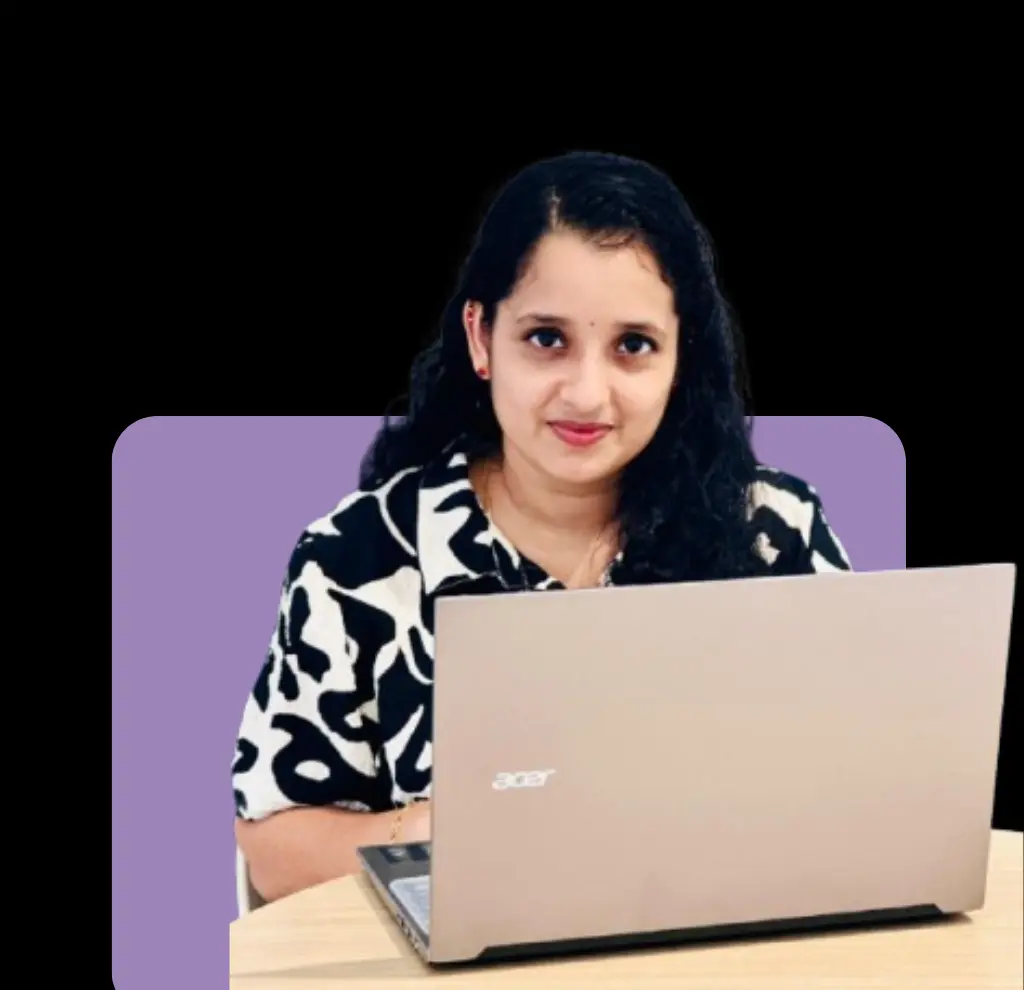 Portrait of Nimya, the best digital marketing expert in calicut