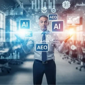 blog two image by difference between seo aeo and geo